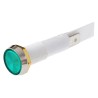 Arcolectric (Bulgin) Ltd 0275 Series Green Indicator Panel Mount, 24V, 22mA, Solder Tab Termination, IP67, Flush C027500FAL