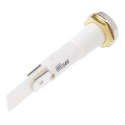 Arcolectric (Bulgin) Ltd 0275 Series Green Indicator Panel Mount, 24V, 22mA, Solder Tab Termination, IP67, Flush C027500FAL