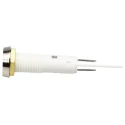 Arcolectric (Bulgin) Ltd 0275 Series Green Indicator Panel Mount, 24V, 22mA, Solder Tab Termination, IP67, Flush C027500FAL