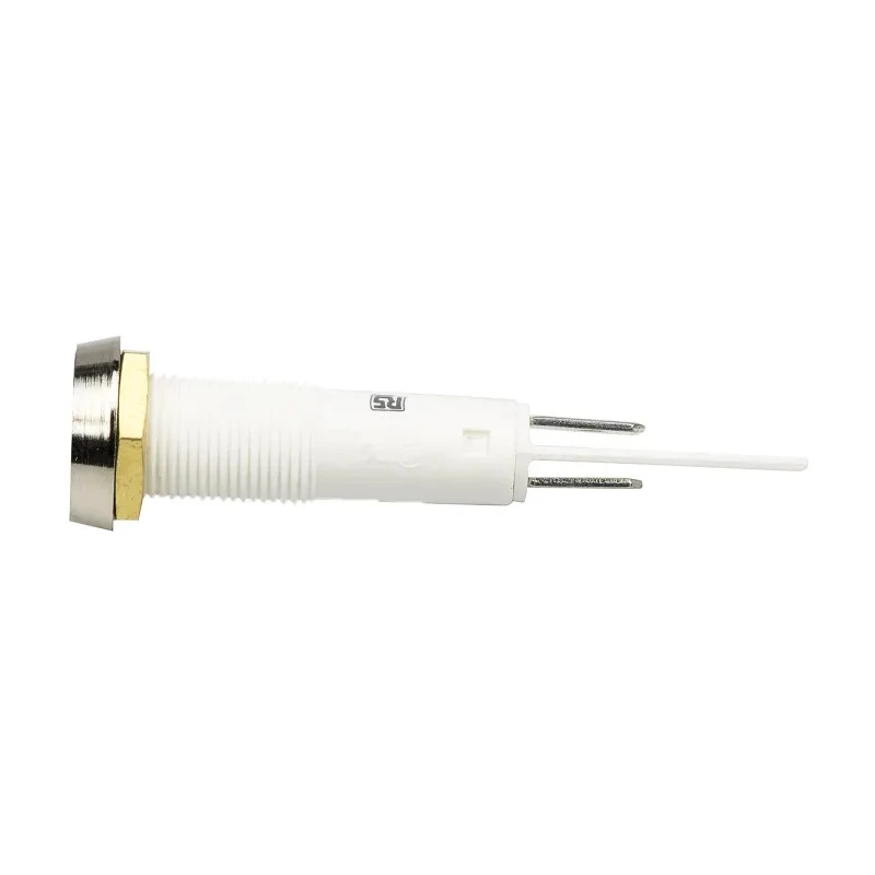 Arcolectric (Bulgin) Ltd 0275 Series Green Indicator Panel Mount, 24V, 22mA, Solder Tab Termination, IP67, Flush C027500FAL