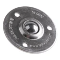 ALWAYSE Ball Transfer Unit with 19 mm Diameter Stainless Steel 3-Hole Flange Mount 61 mm Flange Diameter 300615
