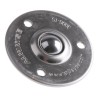 ALWAYSE Ball Transfer Unit with 19 mm Diameter Stainless Steel 3-Hole Flange Mount 61 mm Flange Diameter 300615