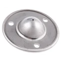 ALWAYSE Ball Transfer Unit with 19 mm Diameter Stainless Steel 3-Hole Flange Mount 61 mm Flange Diameter 300615