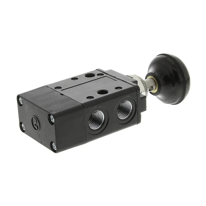 Norgren Push Button Pneumatic Manual Control Valve 03 Series, G 1/4 Thread, Zinc Alloy Body, 10 Bar Max Pressure 03060402