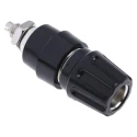 Hirschmann Test & Measurement 4 mm Black Insulated Terminal Post 60V dc M6 x 0.75 Thread 63A 930136100
