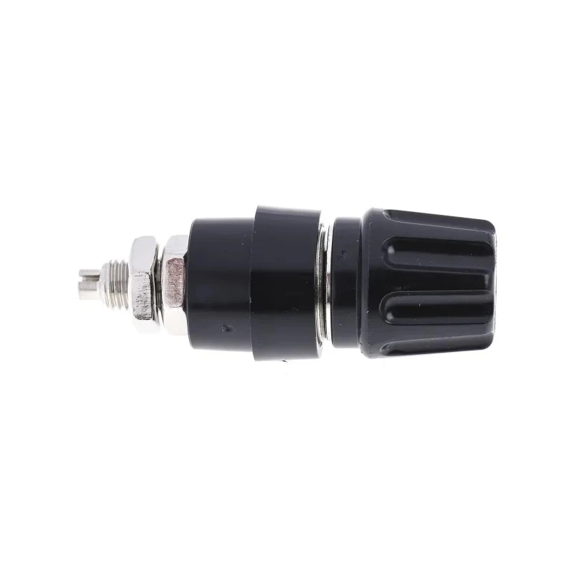 Hirschmann Test & Measurement 4 mm Black Insulated Terminal Post 60V dc M6 x 0.75 Thread 63A 930136100