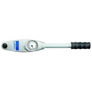 RS PRO Dial Torque Wrench, 16 to 80 Nm, 1/2 in Square Drive, 435mm Length, ±3% Accuracy, ISO 6789 815-515