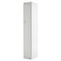 RS PRO 1 Door Steel Grey Industrial Locker 1800 mm x 300 mm x 450 mm 521-471