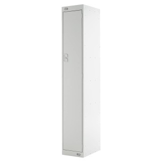 RS PRO 1 Door Steel Grey Industrial Locker 1800 mm x 300 mm x 450 mm 521-471