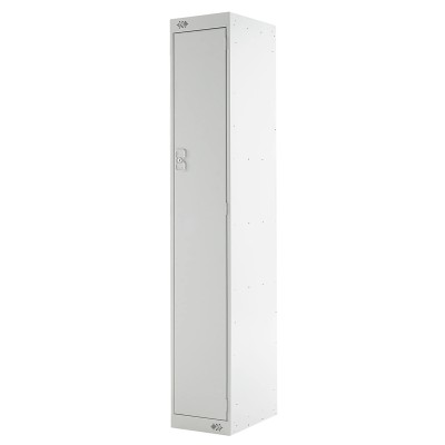 RS PRO 1 Door Steel Grey Industrial Locker 1800 mm x 300 mm x 450 mm 521-471