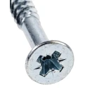 RS PRO Pozidriv Countersunk Steel Wood Screw, Bright Zinc, 8 in Thread 2 in Length 529-135