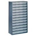 Raaco Drawer Storage Unit Steel Frame with 48 Polypropylene Drawers Blue 552mm x 306mm x 150mm 137393