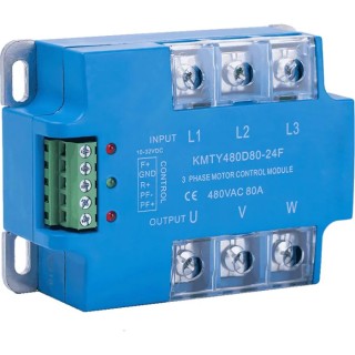 i-Autoc KSQE Series Solid State Relay Panel Mount 80A Load 530V AC Load 32V DC Control KMTY480D80-24F