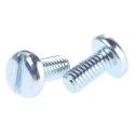 RS PRO Slotted Pan Head Steel Machine Screw M3 Thread, 6 mm Length 560-754