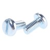 RS PRO Slotted Pan Head Steel Machine Screw M3 Thread, 6 mm Length 560-754