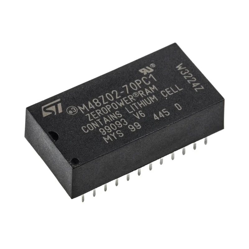 STMicroelectronics 16 kB 70 ns NVRAM 24-Pin PCDIP M48Z02-70PC1
