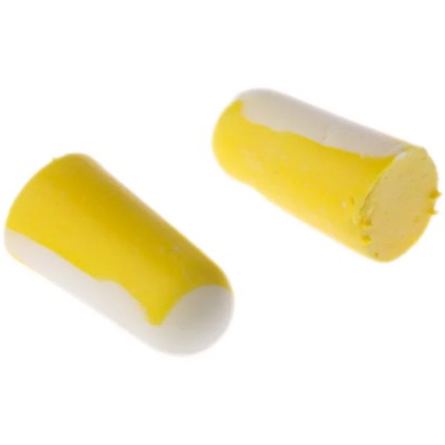 Honeywell Safety 300 Series Yellow, White Disposable Ear Plugs 33 dB Rated 200 1006186