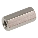 Essentra Brass Hexagonal Standoff Female/Female M3 Thread Size, 12 mm Length, Nickel Finish 301312040050