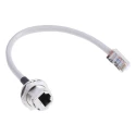 RS PRO Cat5e Ethernet Cable, 200 mm, Grey RJ45 Female to RJ45 Female STP PVC 111-6740