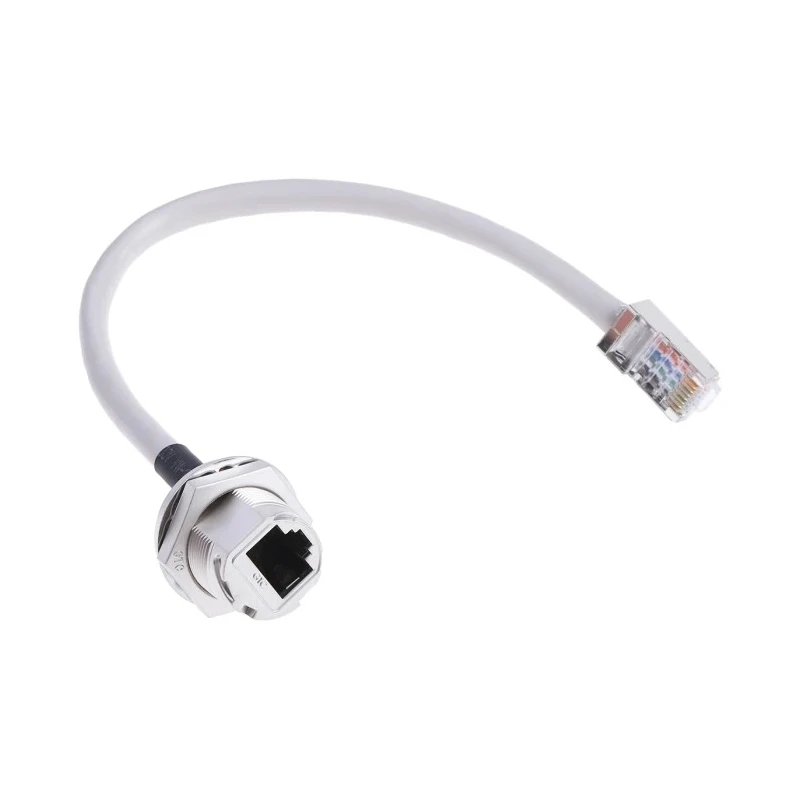 RS PRO Cat5e Ethernet Cable, 200 mm, Grey RJ45 Female to RJ45 Female STP PVC 111-6740