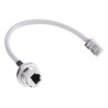 RS PRO Cat5e Ethernet Cable, 200 mm, Grey RJ45 Female to RJ45 Female STP PVC 111-6740