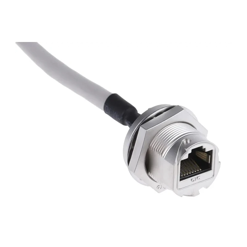 RS PRO Cat5e Ethernet Cable, 200 mm, Grey RJ45 Female to RJ45 Female STP PVC 111-6740