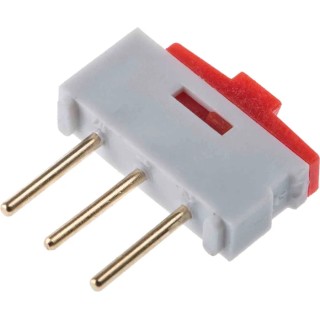 EOZ 2 Way Through Hole Slide SIP Switch France 09.03201.02