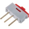 EOZ 2 Way Through Hole Slide SIP Switch France 09.03201.02