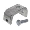 Unistrut Galvanised Steel Beam Clamp C Clamp 50mm Width 63mm Height M12 Bolt Size P 1271
