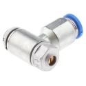 Festo GRLA Series Flow Controller Exhaust Valve Threaded ISO 1179-1 and ISO 228-1 1 bar 150°C GRLA-1/8-QS-8-D