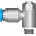 Festo GRLA Series Flow Controller Exhaust Valve Threaded ISO 1179-1 and ISO 228-1 1 bar 150°C GRLA-1/8-QS-8-D
