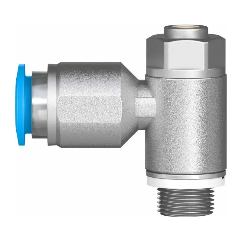 Festo GRLA Series Flow Controller Exhaust Valve Threaded ISO 1179-1 and ISO 228-1 1 bar 150°C GRLA-1/8-QS-8-D