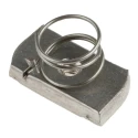 Unistrut Stainless Steel Channel Nut M6 Zinc Plated Spring Loaded P NS06 SS