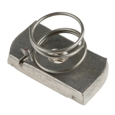 Unistrut Stainless Steel Channel Nut M6 Zinc Plated Spring Loaded P NS06 SS