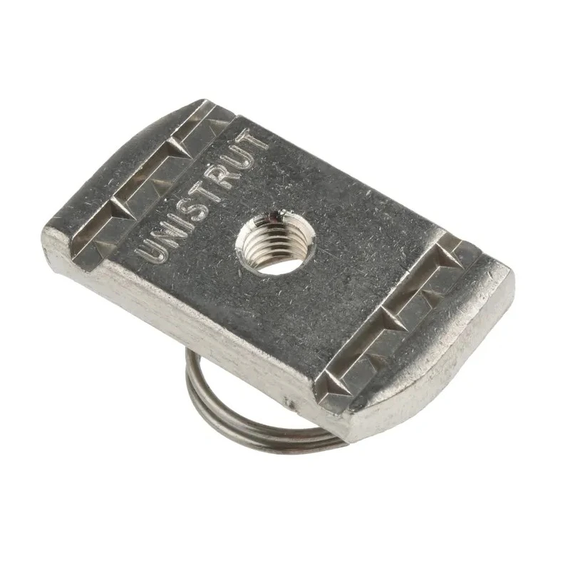 Unistrut Stainless Steel Channel Nut M6 Zinc Plated Spring Loaded P NS06 SS