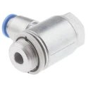 Festo GRLA Series Flow Controller Exhaust Valve Threaded ISO 1179-1 and ISO 228-1, 1 Bar Max Pressure GRLA-3/8-QS-8-D
