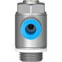 Festo GRLA Series Flow Controller Exhaust Valve Threaded ISO 1179-1 and ISO 228-1, 1 Bar Max Pressure GRLA-3/8-QS-8-D