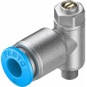 Festo GRLA Series Flow Controller Exhaust Valve Male Inlet Threaded, Max Pressure 1 bar, Temp. Range -10°C to GRLA-M5-QS-6-D