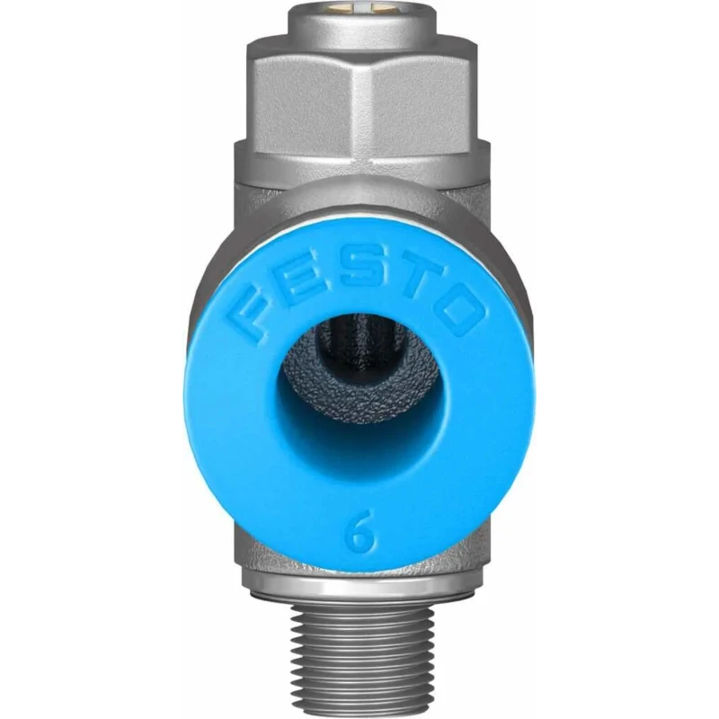 Festo GRLA Series Flow Controller Exhaust Valve Male Inlet Threaded, Max Pressure 1 bar, Temp. Range -10°C to GRLA-M5-QS-6-D