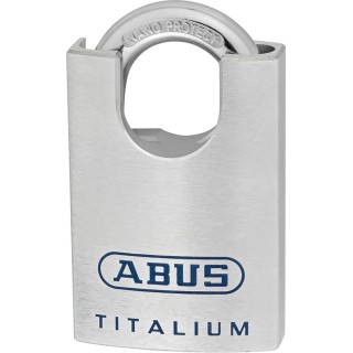 ABUS Keyed Titalium Safety Padlock Weatherproof 9.5 mm Shackle, 50 mm Body 70877