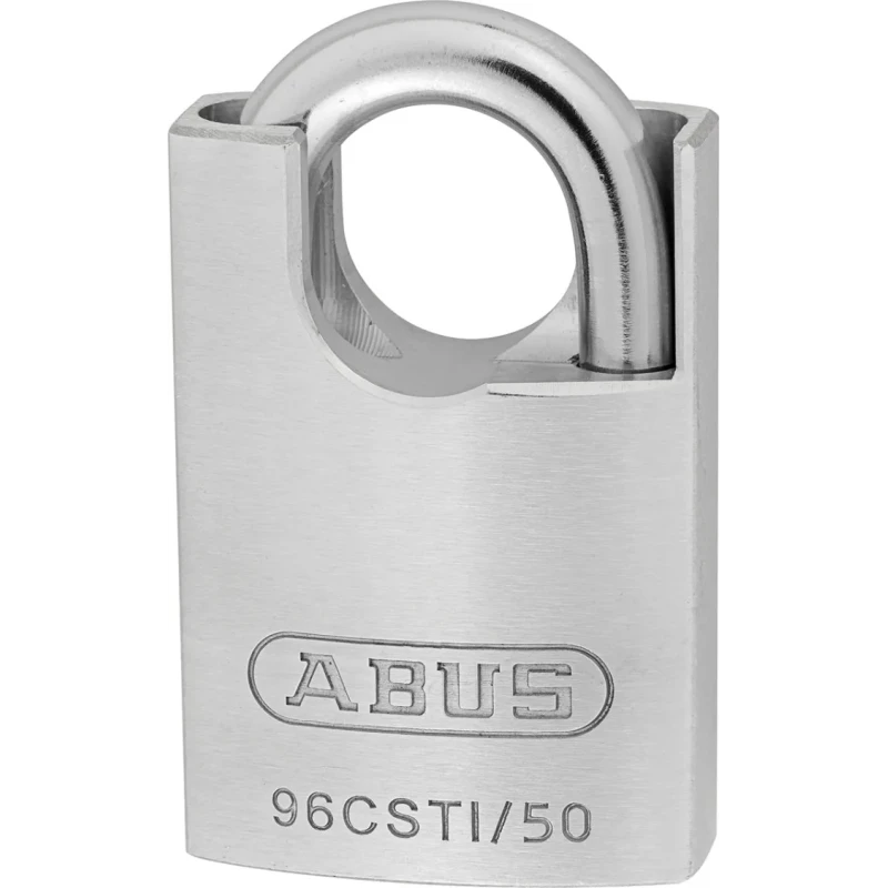 ABUS Keyed Titalium Safety Padlock Weatherproof 9.5 mm Shackle, 50 mm Body 70877
