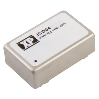 XP Power JCD Series 5W Dual Output Isolated DC/DC Converter, 15V DC, 133mA, 36V Max Input, Through Hole Mount JCD0424D15