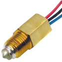 Gems Sensors Electro Optic Level Switch, Brass Housing, Horizontal and Vertical Mount, 12V DC, 17 bar, ELS-950M Series 232181