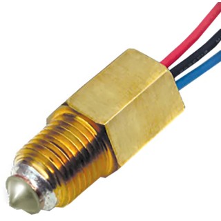 Gems Sensors Electro Optic Level Switch, Brass Housing, Horizontal and Vertical Mount, 12V DC, 17 bar, ELS-950M Series 232181