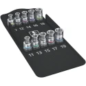 Wera 10-Piece 1/2 in Hexagon Socket Set with Holding Function 37mm Length 05004203001