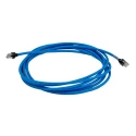 Omron Cat6a Shielded Screened Low Smoke Zero Halogen Ethernet Cable Blue 5m XS6W-6LSZH8SS500CM-B