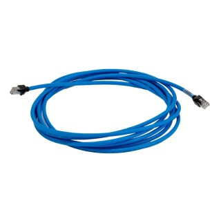 Omron Cat6a Shielded Screened Low Smoke Zero Halogen Ethernet Cable Blue 5m XS6W-6LSZH8SS500CM-B