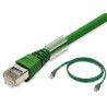 Omron XS6 Shielded Screened Cat5 Ethernet Cable 8 Core Green 2 m Polyurethane