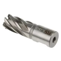 RS PRO High-Speed Steel Magnetic Drill Bit 18 mm Cutter Diameter 25 mm Cutting Depth Straight Flute Bright Finish 123-8483