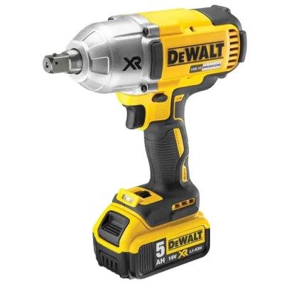 DeWALT 1/2 in 18V Brushless High Torque Impact Wrench 610W, 5 Ah Battery Capacity DCF899P2-GB
